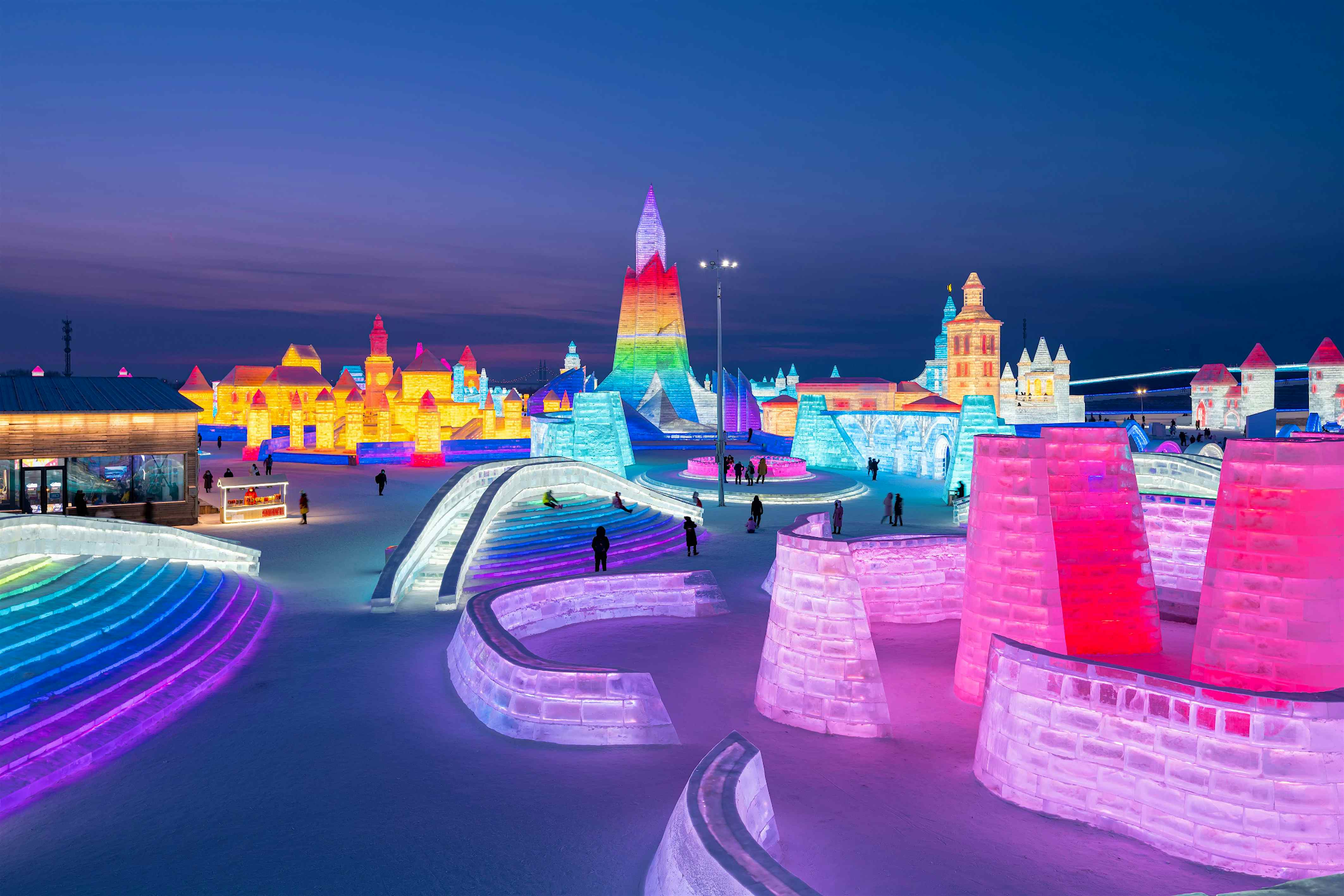 China’s famous Harbin Snow and Ice Festival goes ahead with COVID